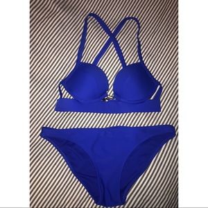 Abercrombie Bikini Top & Bottom - Royal Blue